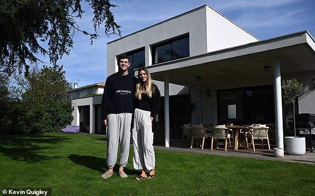 He shares his new glamourous life in France with his partner Dina at their luxury home