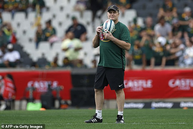 The previously divisive head coach Rassie Erasmus has not been in wind-up mode of late