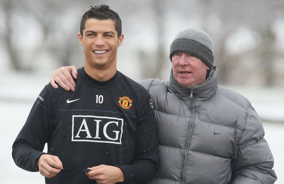 Sir Alex coached Ronaldo at United before a world-record transfer to Real Madrid