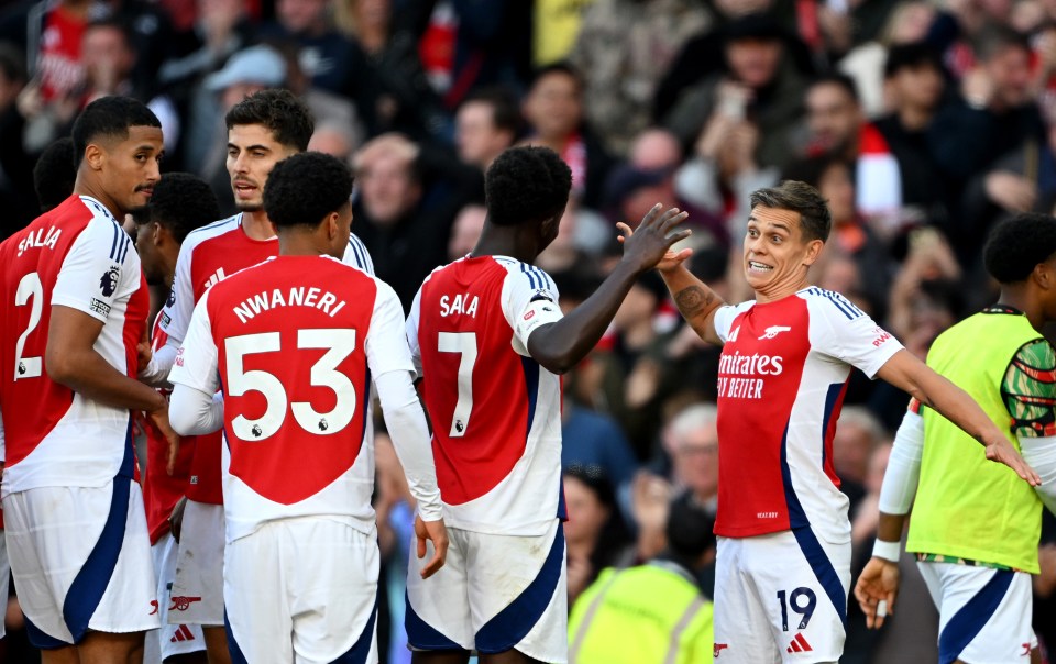 Saka thought he'd assisted Trossard for Arsenal's third