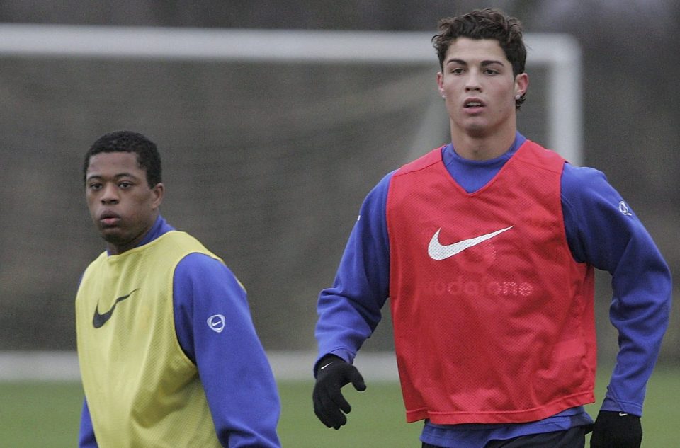 Evra was a teammate of Ronaldo's during the latter's first Old Trafford spell