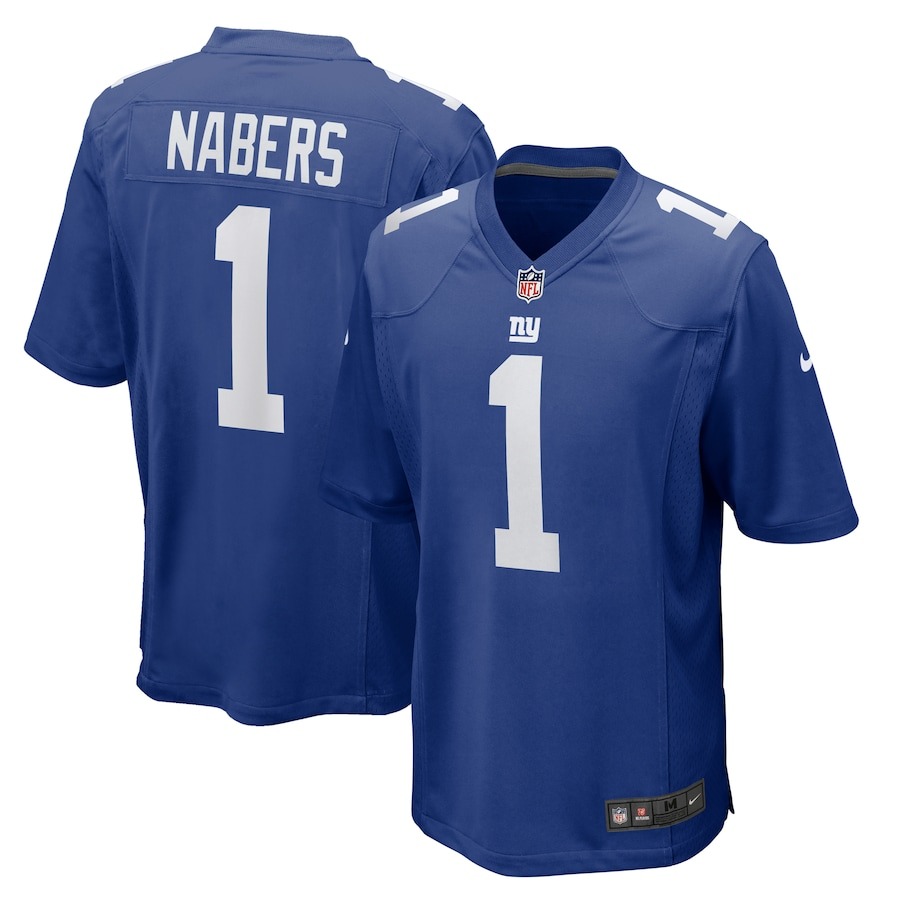 Malik Nabers New York Giants Nike Player Game Jersey