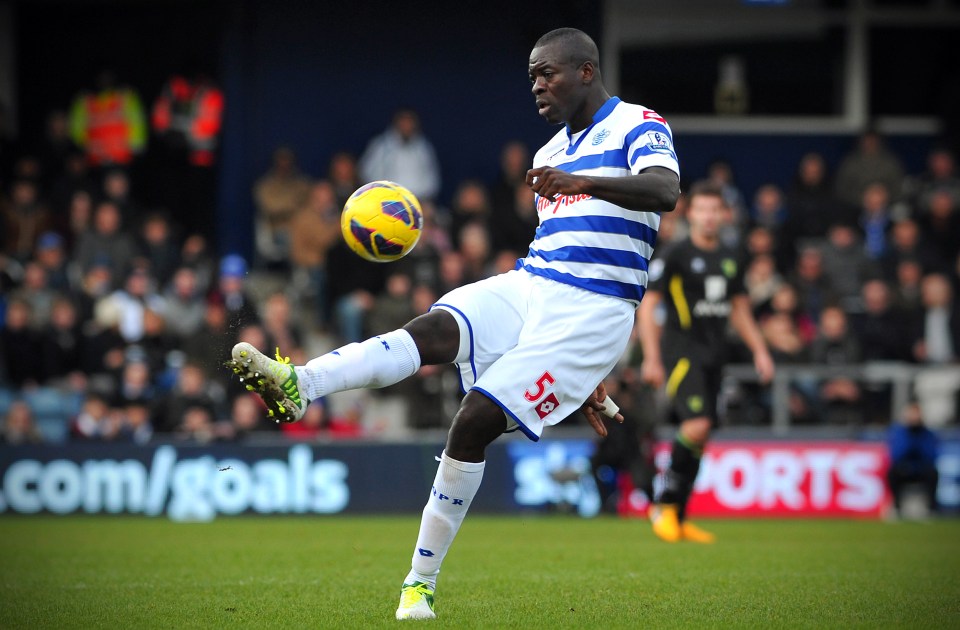 Samba signed for QPR midway through the 2012/13 season