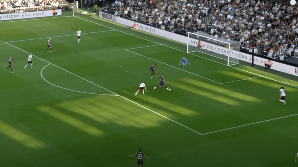 Fabian Schar miss vs Fulham