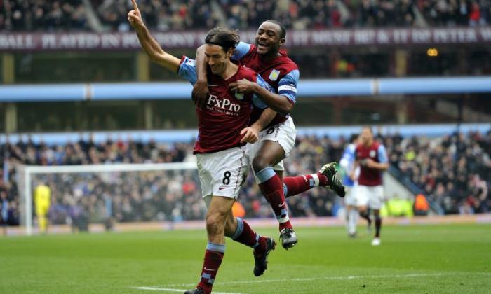 Pires had a short stint at Villa Park