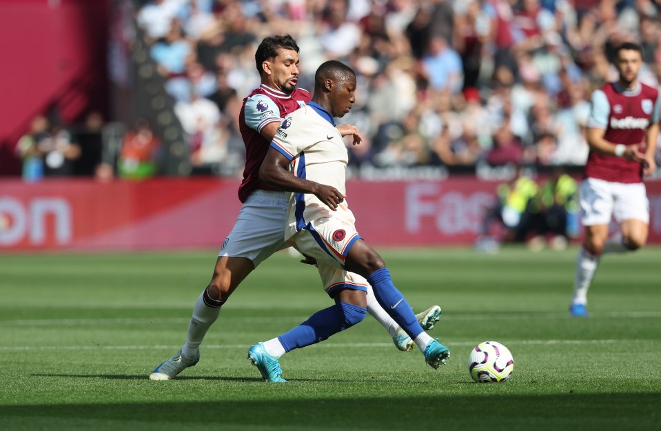 Caicedo was one of the stars of the show in Chelsea's win at West Ham