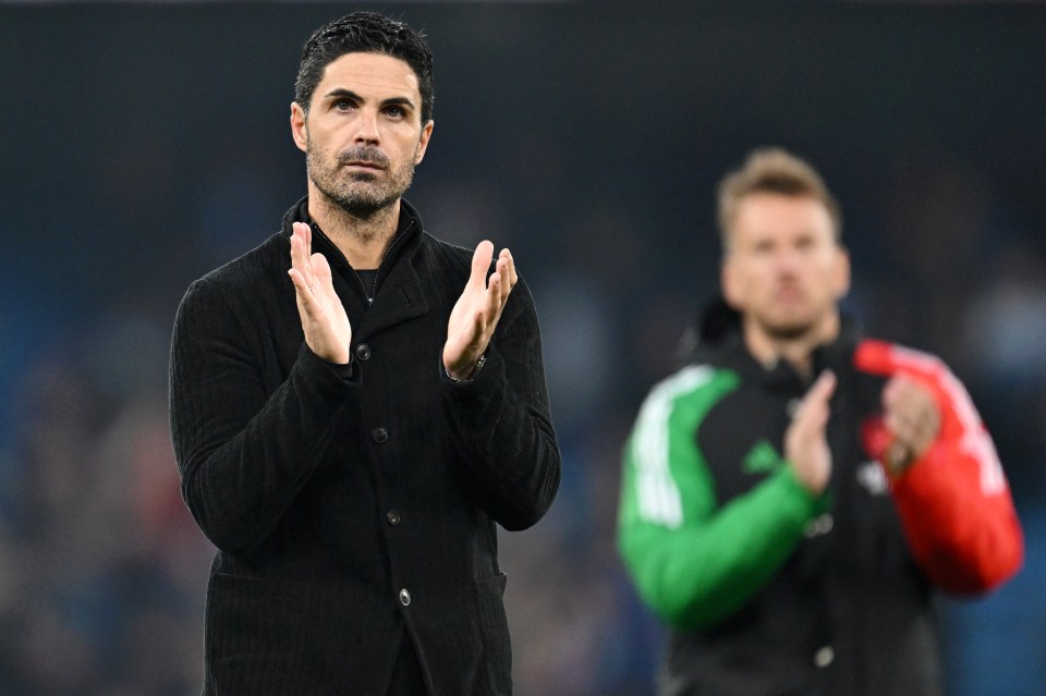 Arteta implied he wasn't impressed with the officials