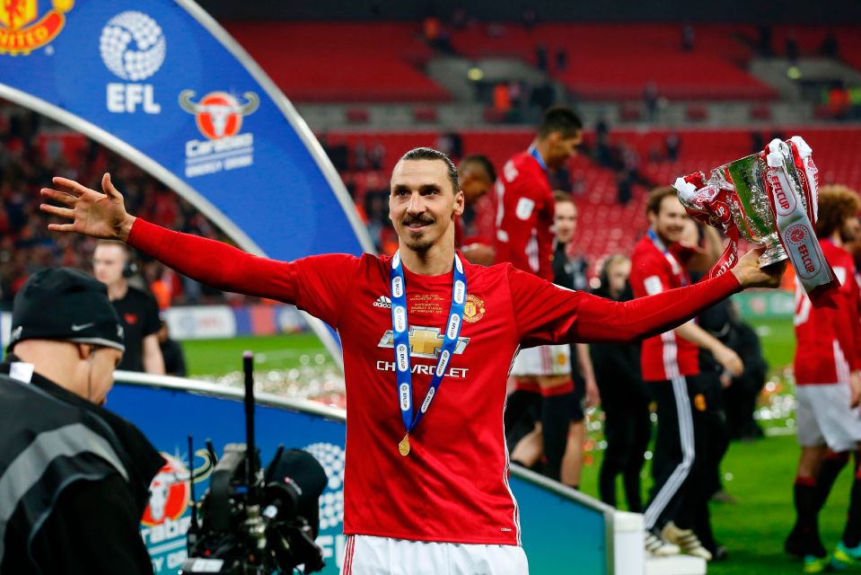 Ibrahimovic enjoyed huge success during his brief spell at Manchester United