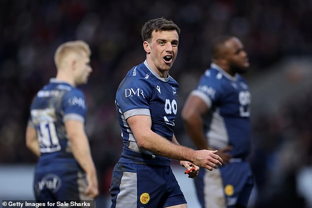 George Ford (pictured) and his England team-mate Ben Curry are close to signing new contracts with Sale Sharks