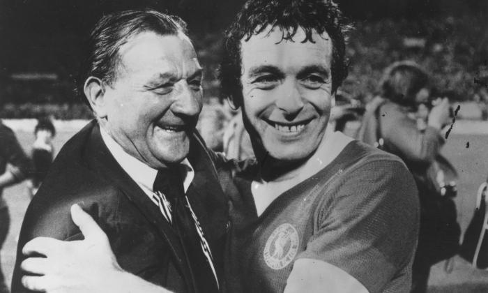 Callaghan, right, won the European Cup twice under Bob Paisley