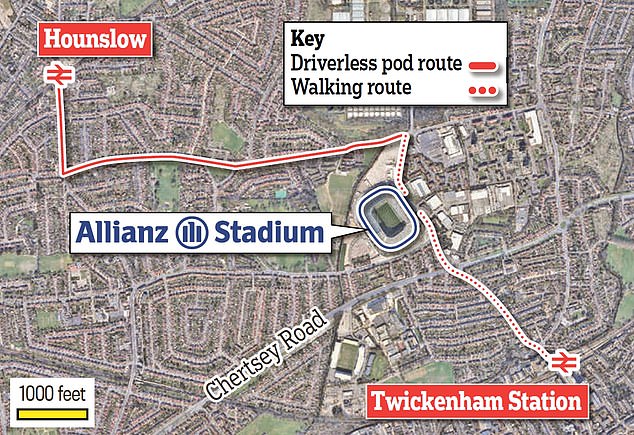 There are a series of short and long-term proposals to reduce the reliance on Twickenham station, including a new 'West London Orbital' rail interchange