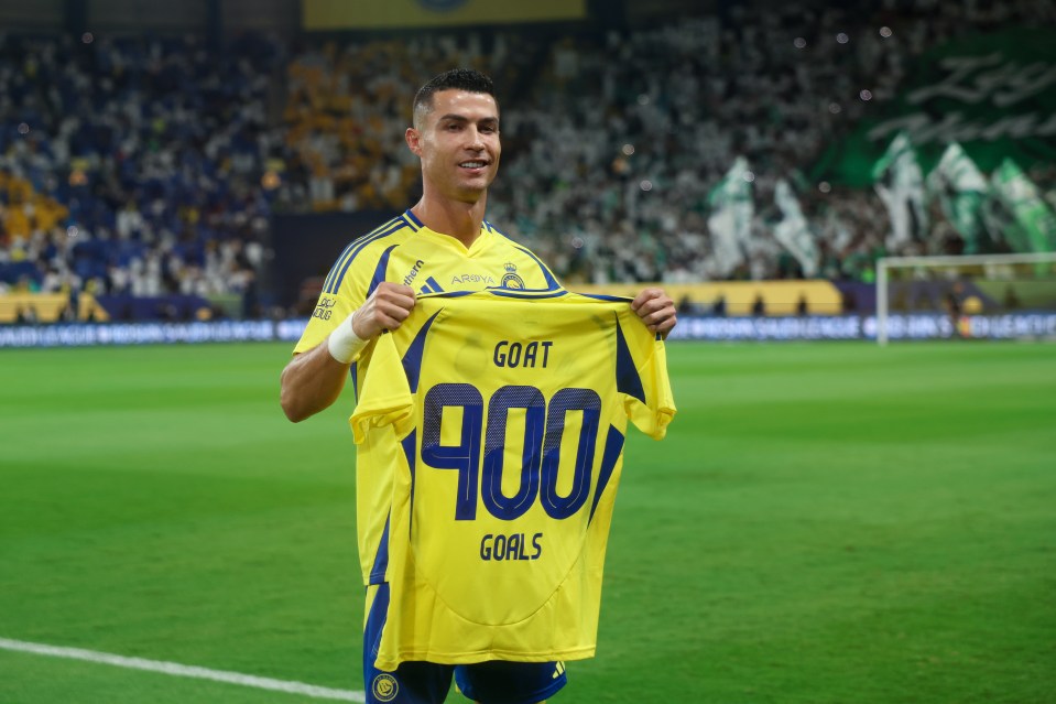 Ronaldo recently hit the 900 career goal landmark