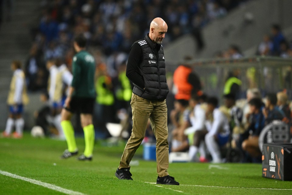 Ten Hag is under pressure with United winning just three games all season in all competitions