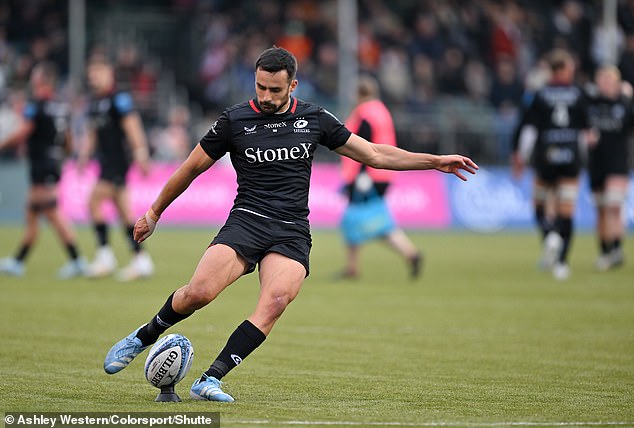 The 31-year-old produced an impressive performance as Sarries comfortably defeated Exeter