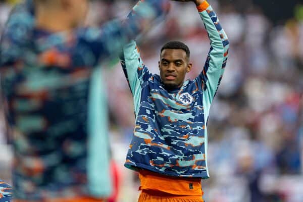 DORTMUND, GERMANY - Wednesday, July 10, 2024: Netherlands' Ryan Gravenberch during the pre-match warm-up before the UEFA Euro 2024 Semi-Final match between Netherlands and England at the Westfalenstadion. England won 2-1. (Photo by David Rawcliffe/Propaganda)