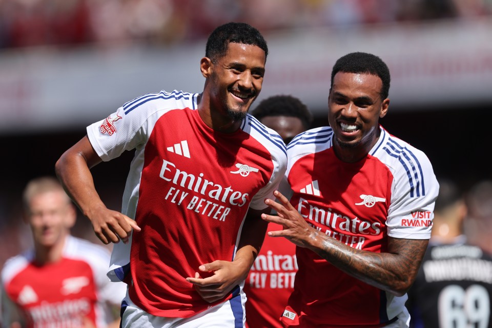 Gunners duo Saliba and Gabriel have showed why they are two of the best centre-backs in world football