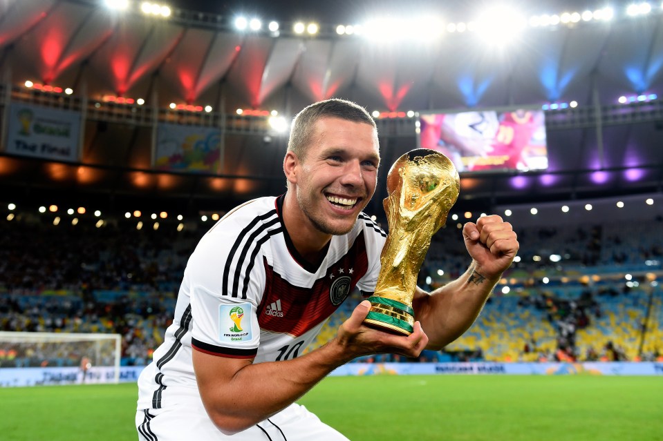 Podolski tasted success for both club and country