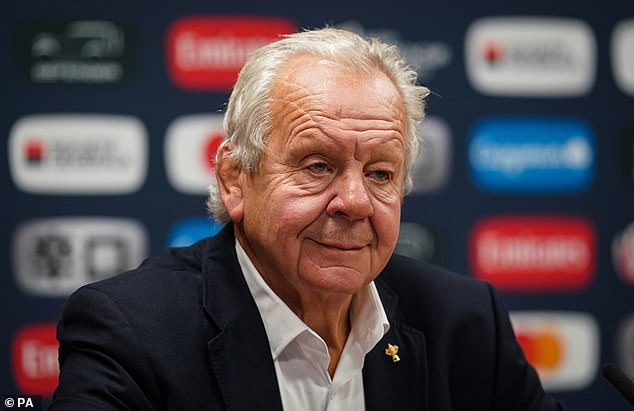 His aim is to be voted in as the successor to another ex-lock and Test skipper, Sir Bill Beaumont (pictured)