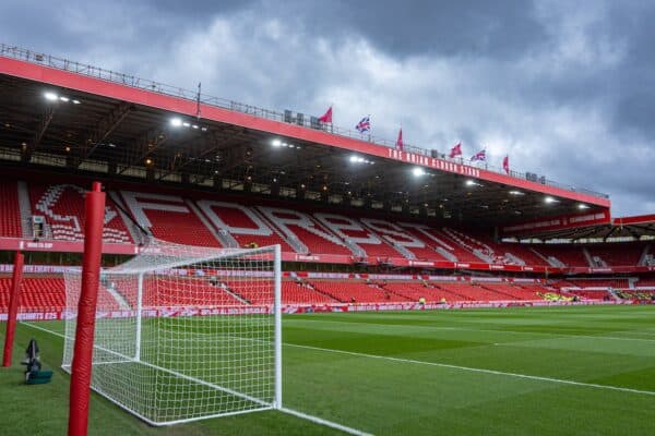 NOTTINGHAM, ENGLAND - Saturday, March 2, 2024: A general view ahead of the FA Premier League match between Nottingham Forest FC and Liverpool FC at the City Ground. (Photo by David Rawcliffe/Propaganda)