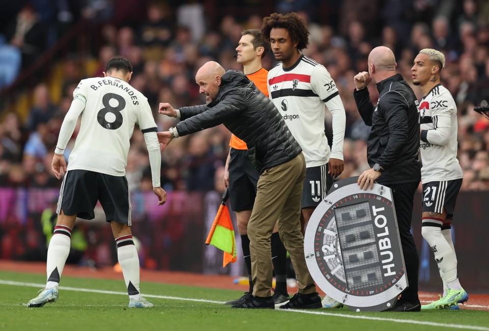 Man United drew 0-0 at Aston Villa last Sunday