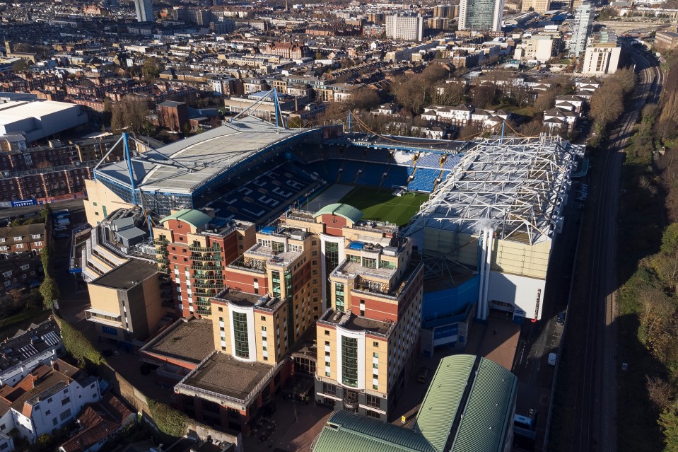 The location of Stamford Bridge makes expansion extremely complicated