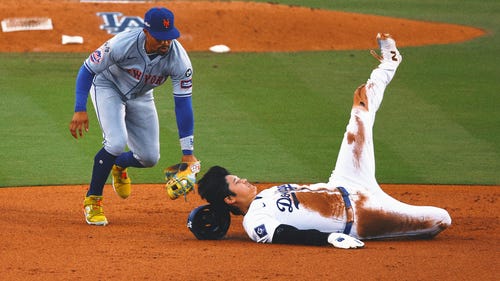 MLB Trending Image: Shohei Ohtani stolen base streak ends at 36 in NLCS vs. Mets