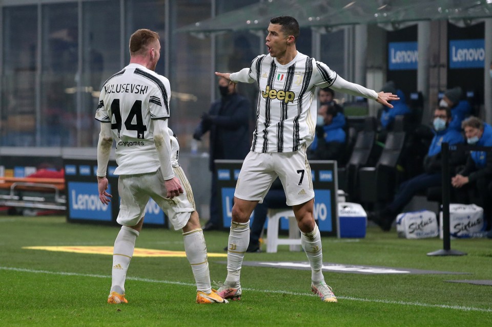 Kulusevski played alongside Ronaldo at Juventus in the 2020-21 season