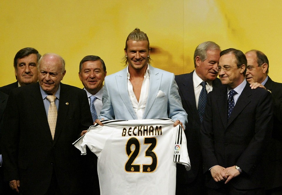 David Beckham joined Real Madrid in a blockbuster deal that summer