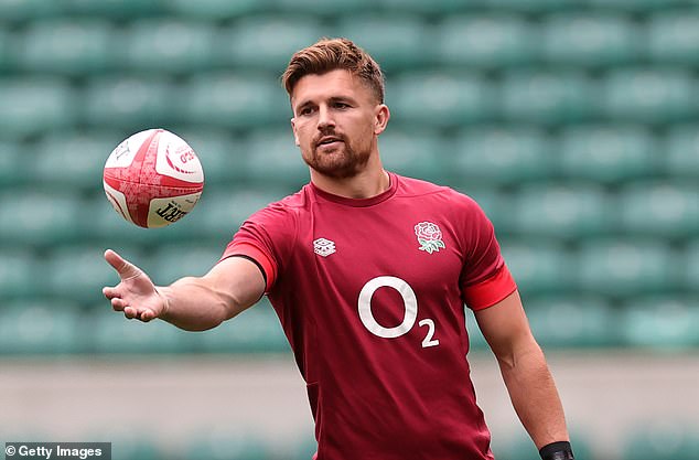 Henry Slade is seen as a 50/50 as he recovers from shoulder surgery with no 'definite timeline'