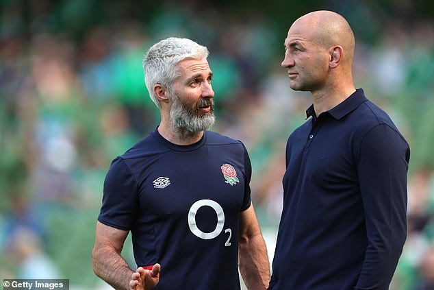 Jones is close to Aled Waters, left, who left the England set-up to join Ireland earlier this year