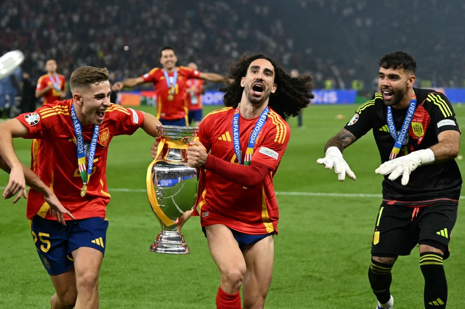 Cucurella starred as his country became European champions