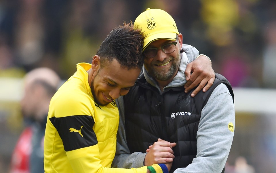 Aubameyang managed 41 goals and 16 assists in 93 appearances for Borussia Dortmund under Klopp