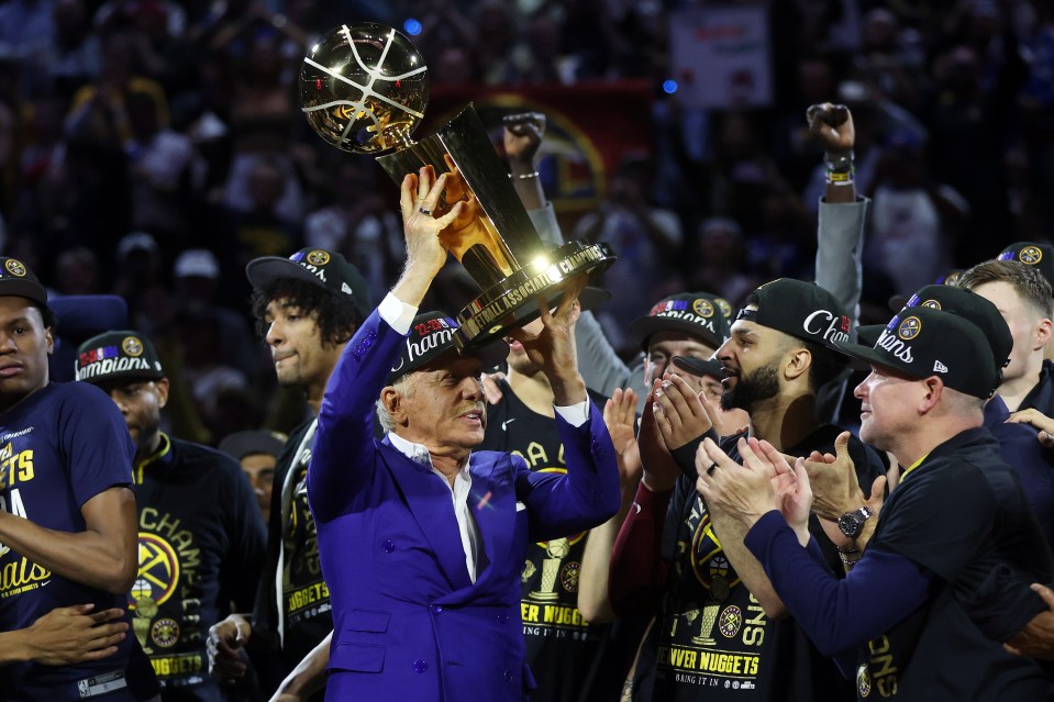 The Nuggets' 2023 NBA victory was Kroenke's most recent title win as a sports club owner