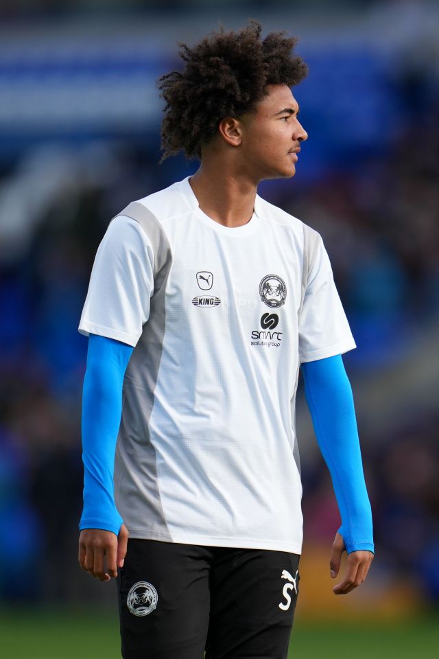 Tyler Young currently plays for League One club Peterborough United - two tiers below his father