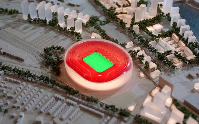 Man United released new images of their stadium plans