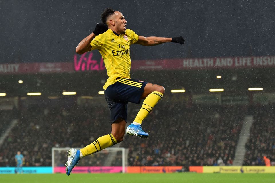 Aubameyang earned Arsenal a point at Bournemouth five years ago