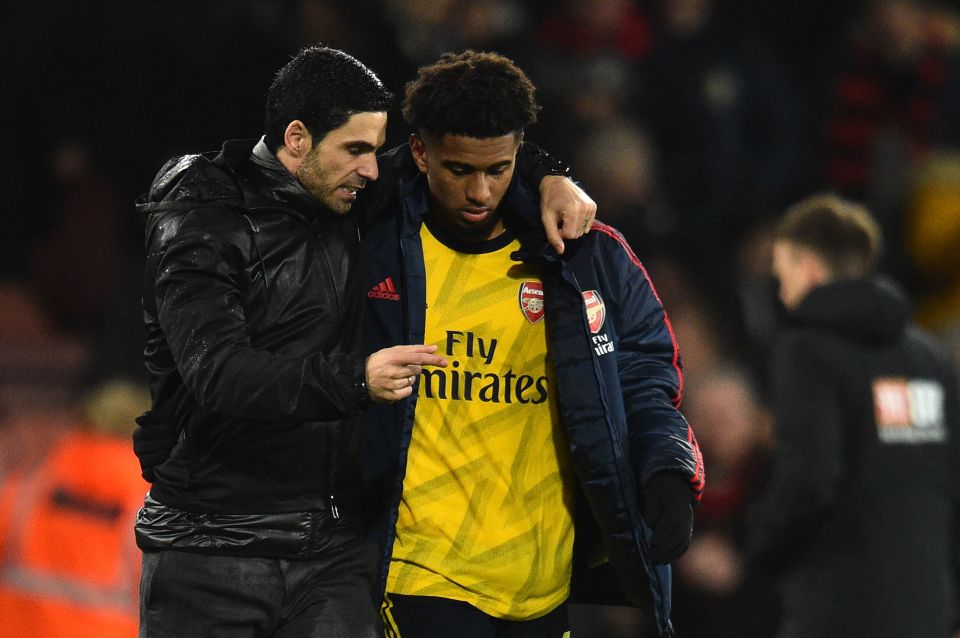 Nelson started against Bournemouth, but he failed to hold down a regular spot in Arteta's XI