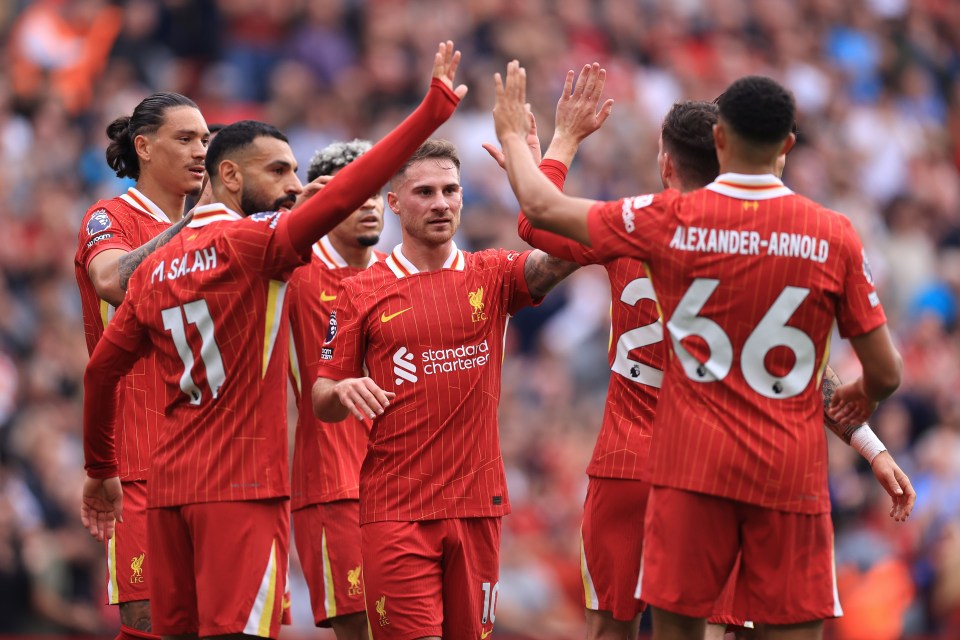 Liverpool's stars have been in fine form for much of the season