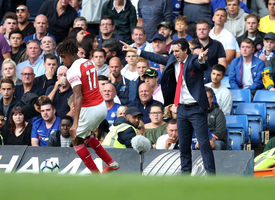 Iwobi regularly featured in Emery's teams at Arsenal