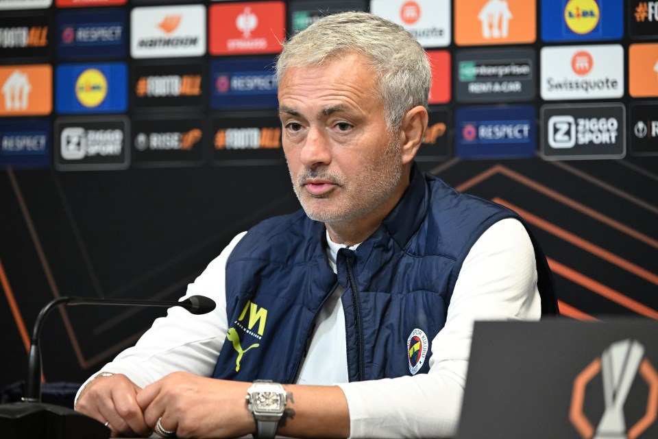 Mourinho is preparing for his Fenerbahce side to take on United in Turkey