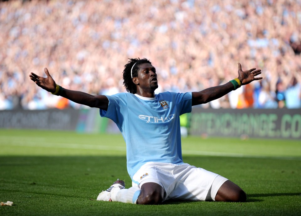 Adebayor scored plenty of goals for multiple teams in the 'Big Six'