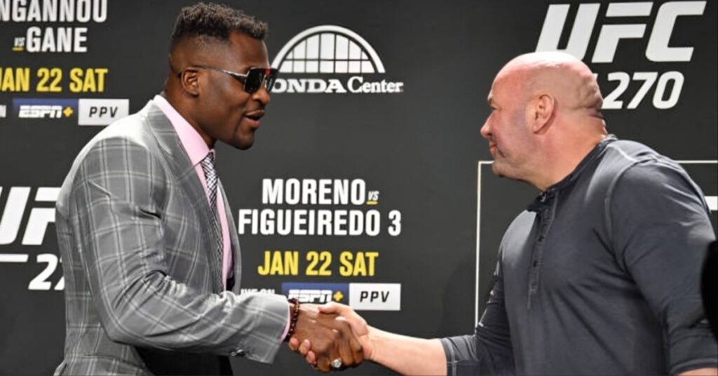 When Dana White claimed Jon Jones should be scared of Francis Ngannou