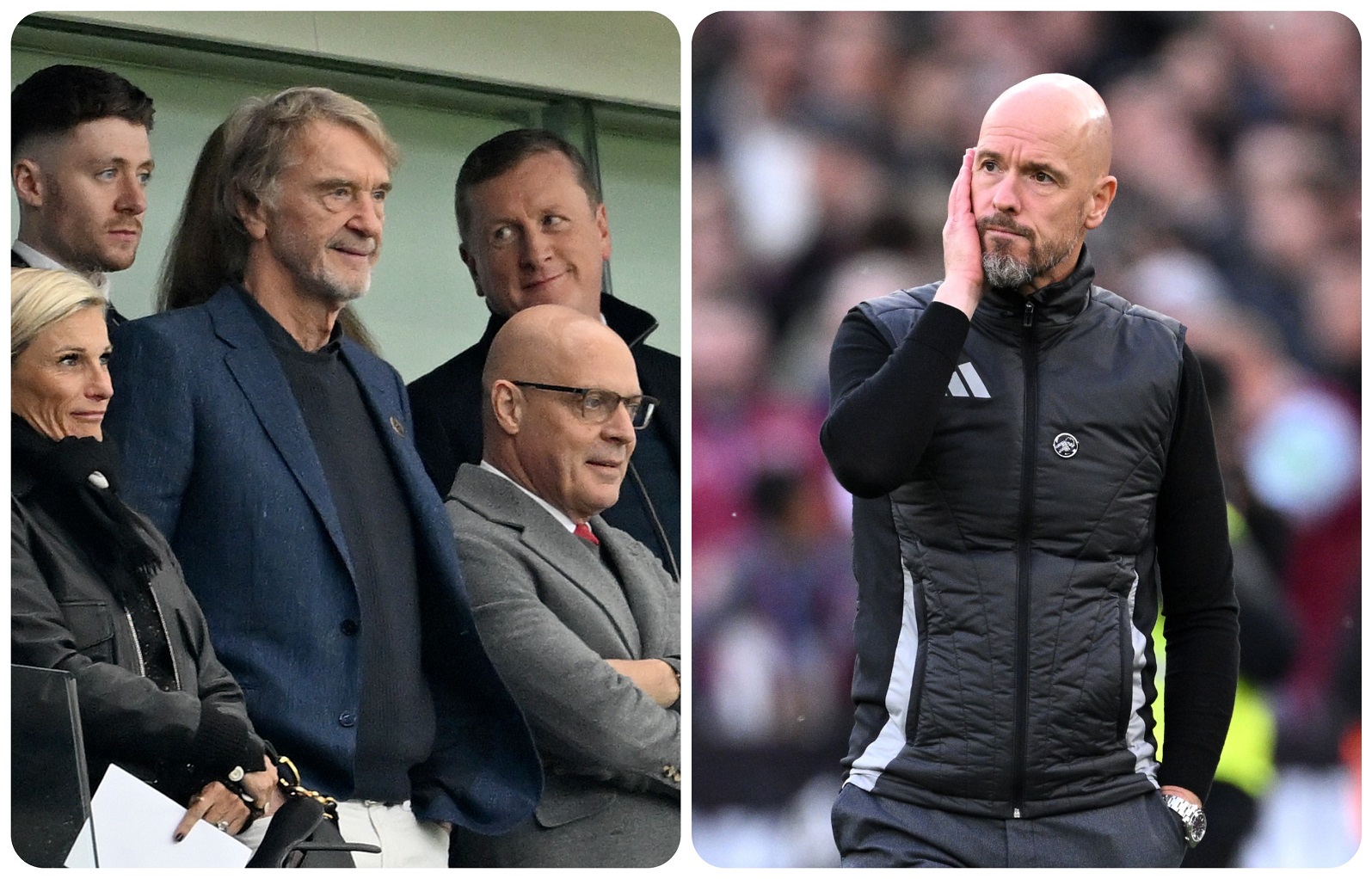 Sir Jim Ratcliffe and Erik ten Hag