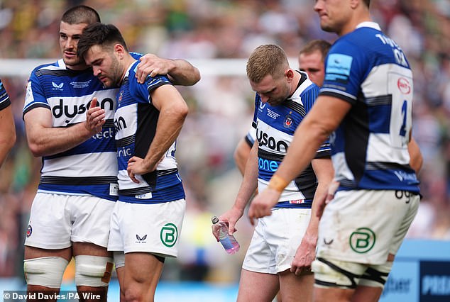 He missed the matches after helping Bath to the Premiership final, where they were beaten by Northampton