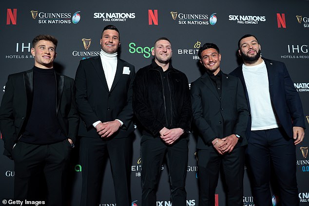 Russell, entre, was among the stars featured in the Netflix documentary on the Six Nations