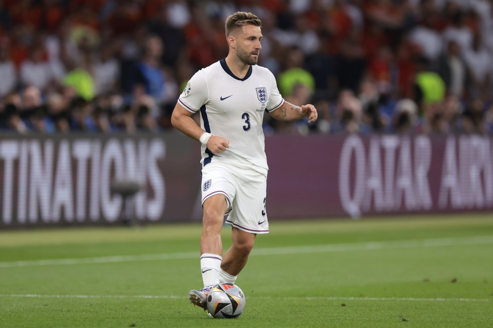 Shaw did feature for England at Euro 2024