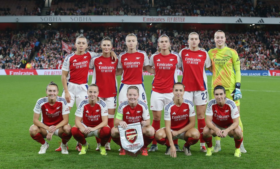 Arsenal Women are expecting a big crowd for their Champions League clash