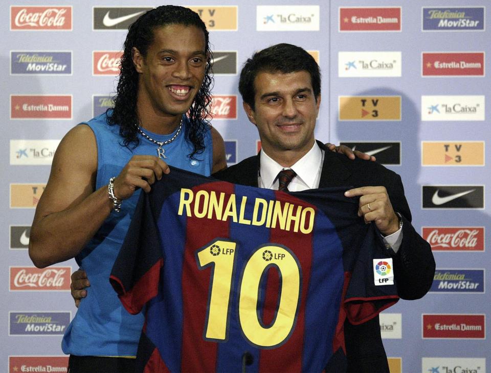 Man United missed out on signing Ronaldinho in 2003