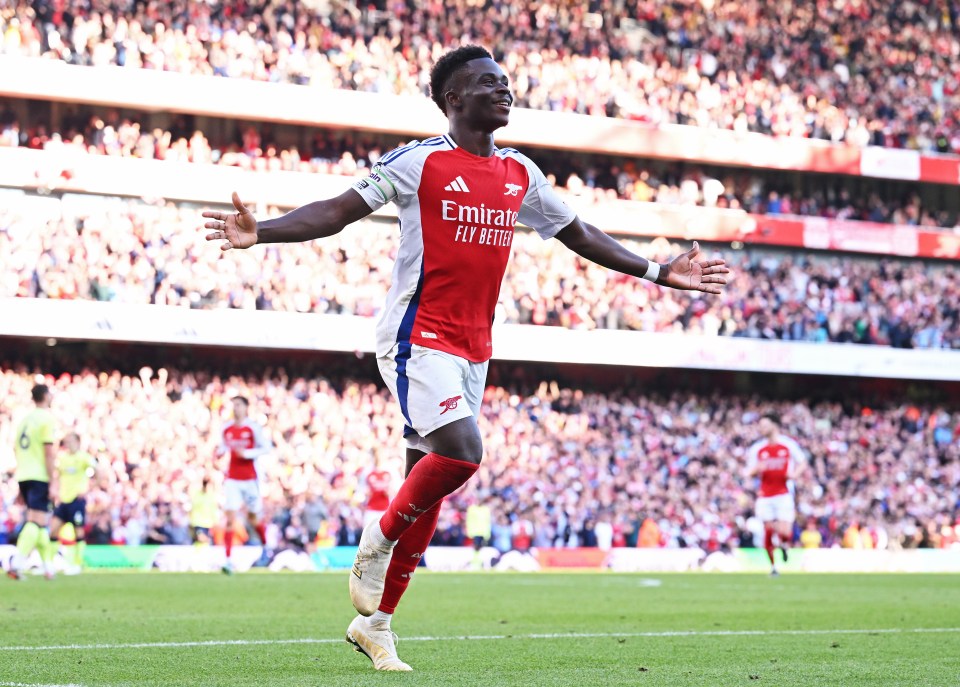 Saka was Arsenal's main in their defeat against Southampton at the Emirates