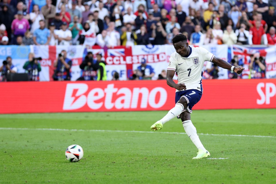 Saka will set a new Arsenal record with a goal for England in the October international break